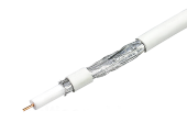 картинка Кабель RG-6/120 (F690BV) CommSpace, диам-6,8мм, белый, 305м от интернет магазина Radiovip