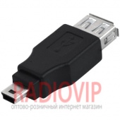 картинка Переходник гнездо  USB A-шт. mini USB 5pin от интернет магазина Radiovip