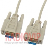 картинка Шнур компьютерный Null modem гн.DB9pin- гн.DB9pin, диам.-2мм, 2 м от интернет магазина Radiovip