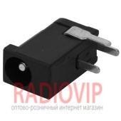 картинка Гнездо питания 3,4\1,0мм, монтажное, корпус пластик от интернет магазина Radiovip
