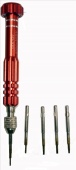 картинка Отвертка BAKKU BK-338 T5x25mm, Red от интернет магазина Radiovip