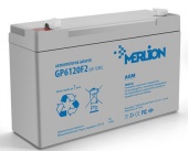 картинка Аккумуляторная батарея MERLION AGM GP612F2 6 V 12Ah от интернет магазина Radiovip