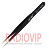картинка Пинцет радиотехнический ESD, Vetus TS-10 от интернет магазина Radiovip