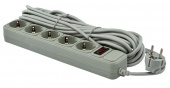 картинка Сетевой фильтр LogicPower LP-X5 10 м 5 розеток OEM Grey от интернет магазина Radiovip