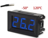 картинка Термометр электронный DC5 12v (синие цифры) от интернет магазина Radiovip