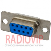 картинка Гнездо DB-9pin монтажное,под пайку от интернет магазина Radiovip