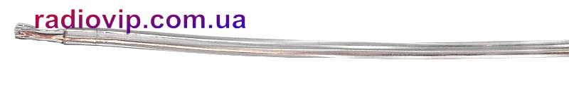 картинка Кабель акуст. 2x7\0,12CU (0,08мм) OD:1.6x3.2мм прозр. 100м от интернет магазина Radiovip