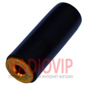 картинка Гнездо 3,5 стерео, корпус металл., gold, кабельное, без хвоста от интернет магазина Radiovip