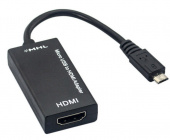 картинка Переходник MHL microUSB - HDMI с функцией заряда от интернет магазина Radiovip