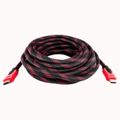 картинка ШНУР  HDMI--HDMI  20м, High Qulity плетений + 2 фильтра HQ от интернет магазина Radiovip