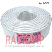 картинка Кабель RG-6 (1,02CU+4.8PE+(96x0,12CU)), белый, 100м от интернет магазина Radiovip