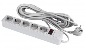 картинка Сетевой фильтр LogicPower LP-X5 3 м 5 розеток Grey от интернет магазина Radiovip