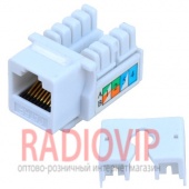 картинка Модуль RJ-45 Keystone 5-ой категории, с заглушкой от интернет магазина Radiovip