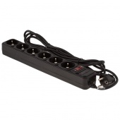 картинка Сетевой фильтр LogicPower LP-X6 1.8 м 6 розеток Black от интернет магазина Radiovip