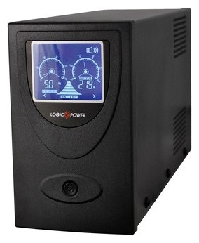 картинка ИБП LogicPower L650VA, LCD-экран, 2 евророзетки, 5 ступ. AVR, 7.5Ач12В от интернет магазина Radiovip