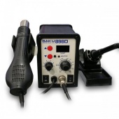 картинка Паяльная станция BAKKU BK-898D цифровая индикация,паяльник + фен от интернет магазина Radiovip