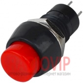 картинка Кнопка PBS-20В-2 без фиксации OFF-(ON), 2pin, 1А 250V, красная от интернет магазина Radiovip