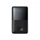 картинка Power Bank 20000 mAh 22.5W — Baseus (PPBD03001) Bipow Pro Digital Display Fast Charge Black (With Simple Series Charging Cable USB to Type-C 3A 0.3m Bl от интернет магазина Radiovip