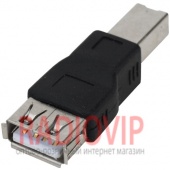 картинка Переходник USB гн.А- шт.В от интернет магазина Radiovip