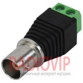 картинка Гнездо BNC с клеммной колодкой (под винт) от интернет магазина Radiovip