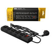 картинка Сетевой фильтр LogicPower LP-X5 PREMIUM, 5 m Black (3520Вт) от интернет магазина Radiovip
