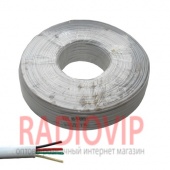 картинка Кабель телефонный 4ж белый (6x0,12мм) от интернет магазина Radiovip