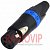 картинка Гнездо CANON (XLR) 3pin, под шнур, корпус металл. (Neutrik) от интернет магазина Radiovip