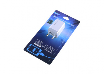 картинка Сетевое зарядное устройство Arun U127 2.1A 5V от интернет магазина Radiovip