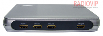 картинка Переключатель HDMI 3гн.на вход 1гн.на выход от интернет магазина Radiovip