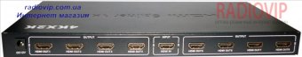 картинка Сплитер HDMI (1гн. HDMI- 8гн. HDMI) Full Version 1.4 HD-SP108N от интернет магазина Radiovip