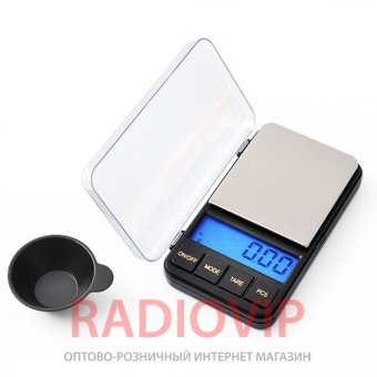 картинка Весы ювелирные 6285PA, 200г (0,01г)+чашка от интернет магазина Radiovip