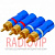 картинка Штекер RCA проф.gold PROSOUND диам.-6,5мм.,синий от интернет магазина Radiovip