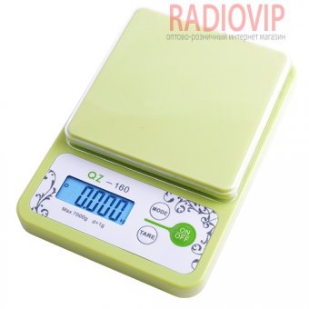 картинка Весы кухонные QZ-160, 10кг (1г), чаша от интернет магазина Radiovip