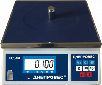 картинка Весы фасовочные ВТД-ФЛ 15кг от интернет магазина Radiovip