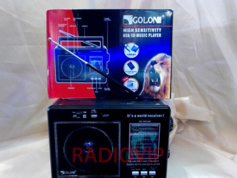 картинка Портативное радио GOLON RX-99UAR, радио USB SD music Player от интернет магазина Radiovip