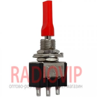 картинка Тумблер MTS-113-E1 ON-OFF-(ON), 3pin, 3A 250VAC, плоский от интернет магазина Radiovip