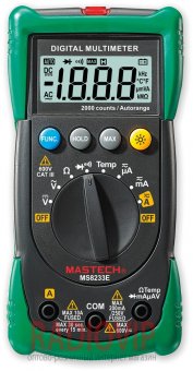 картинка Цифровой мультиметр  MASTECH MS8233E от интернет магазина Radiovip