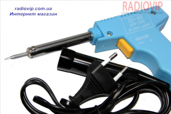 картинка Паяльник (в форме пистолета)  30-70 Wt ZD-60 от интернет магазина Radiovip