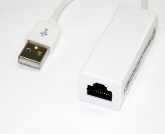 картинка Контроллер USB 2.0 to Ethernet-Сетевой адаптор 10/100Mbps c проводом Q100 от интернет магазина Radiovip