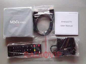 картинка Приставка смарт MX PRO Q 4K TV BOX Internet TV от интернет магазина Radiovip