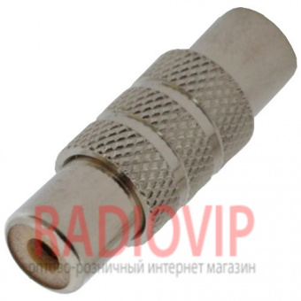 картинка Переходник гн.RCA- гн.RCA, корпус металл от интернет магазина Radiovip