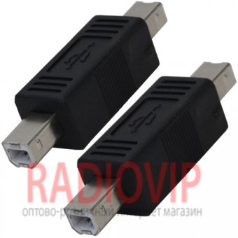 картинка Переходник USB шт.В-шт.В от интернет магазина Radiovip