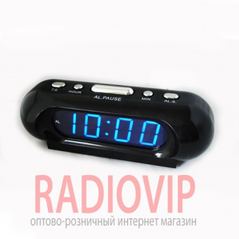 Часы сетевые 716-5 синие