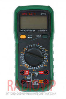 картинка Цифровой мультиметр  MASTECH MY70 от интернет магазина Radiovip