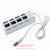 картинка Хаб USB 2.0 4 порта с переключателями на каждый порт, White, 480Mbts High Speed от интернет магазина Radiovip