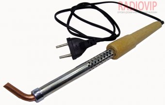 картинка Паяльник 100W (пр-во Украина) с деревянной ручкой от интернет магазина Radiovip