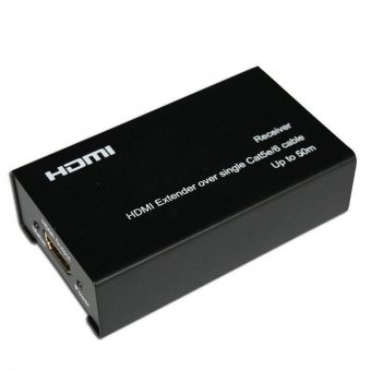 картинка Устройство передачи HDMI по кабелю витая пара 100-120 м HDR-EXN с ИК от интернет магазина Radiovip