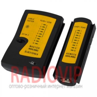 картинка Kабельный тестер витой пары + USB от интернет магазина Radiovip
