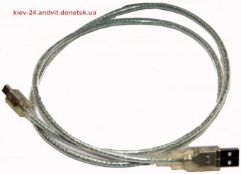 картинка Шнур шт. USB- шт.mini USB 5pin 1,5 м от интернет магазина Radiovip