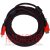 картинка Шнур HDMI (шт.- шт.) Vers.-1,4, gold, фильтр+ сетка, 5м, чёрно-красный от интернет магазина Radiovip